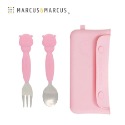 加拿大 Marcus & Marcus 兒童餐袋 + 不鏽鋼叉匙組 (玫瑰粉)-規格圖10