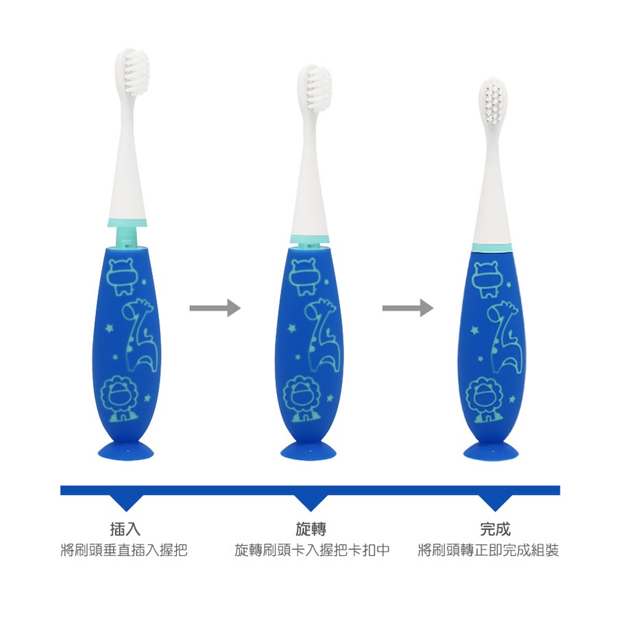 (２款任選) 加拿大 Marcus & Marcus 可替換式幼兒學習牙刷-細節圖6