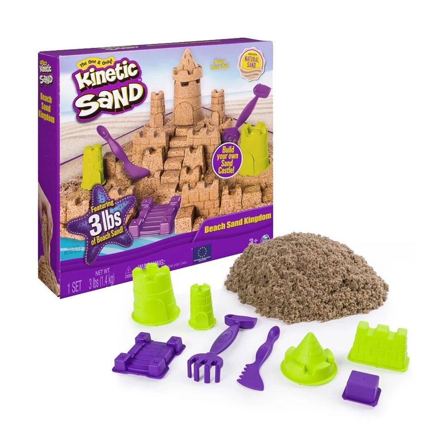 瑞典 Kinetic Sand 動力沙 - 海灘沙堡遊玩組