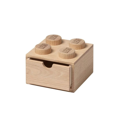 【二色可選】【Room Copenhagen】樂高 LEGO 桌上型木製四凸抽屜收納箱