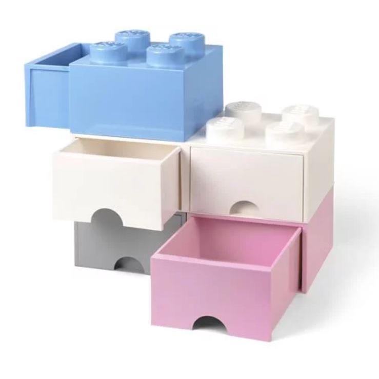 【多色可選】【Room Copenhagen】樂高 LEGO 八凸抽屜收納箱-細節圖2