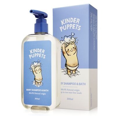 韓國 KINDER PUPPETS 益芙 2in1 洗髮沐浴凝露300ml