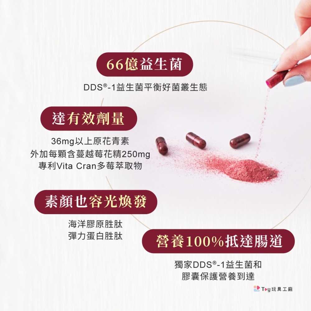 Relove｜益妍莓后｜私密益生菌｜聯名款-細節圖3