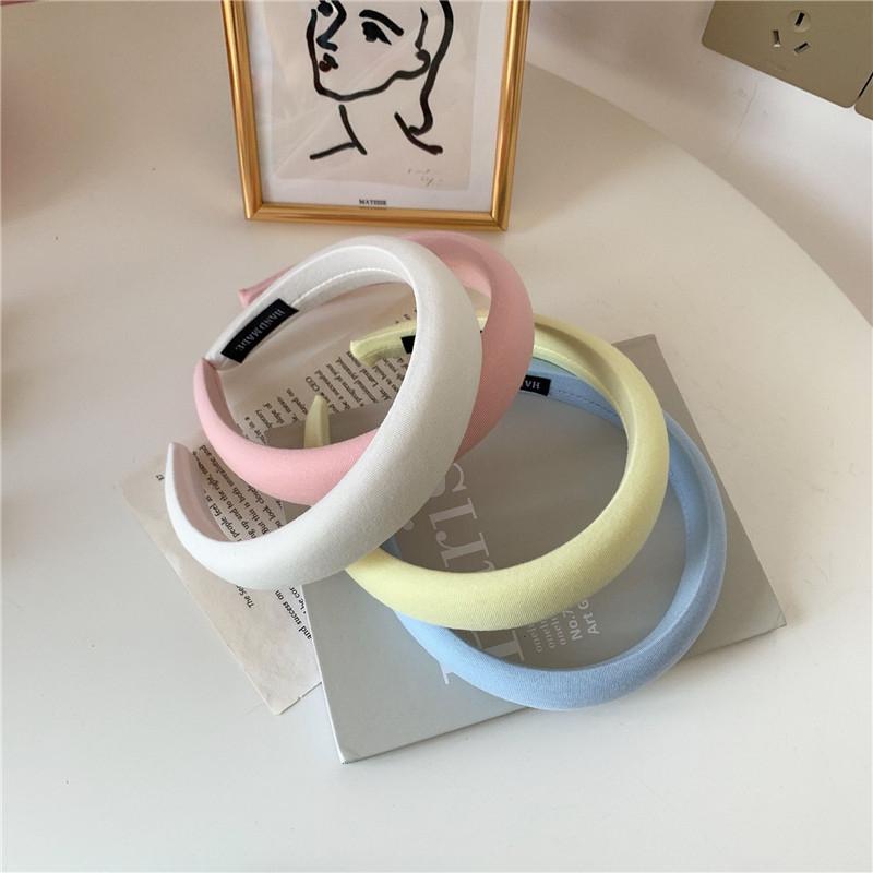 凹造型必備！顏色超級多🌷 漂釀歐膩糖果色髮箍（2款  13色）一般款 華夫格 細髮箍 韓系髮箍 髮飾 頭飾 飾品 配件-細節圖3