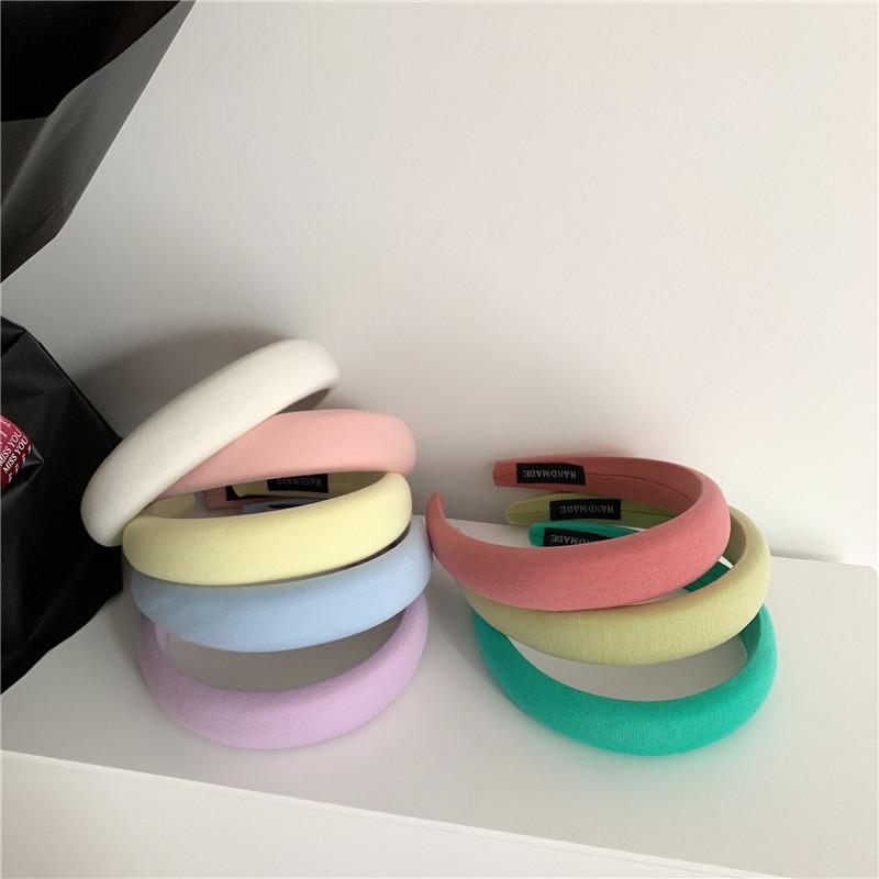 凹造型必備！顏色超級多🌷 漂釀歐膩糖果色髮箍（2款  13色）一般款 華夫格 細髮箍 韓系髮箍 髮飾 頭飾 飾品 配件-細節圖6