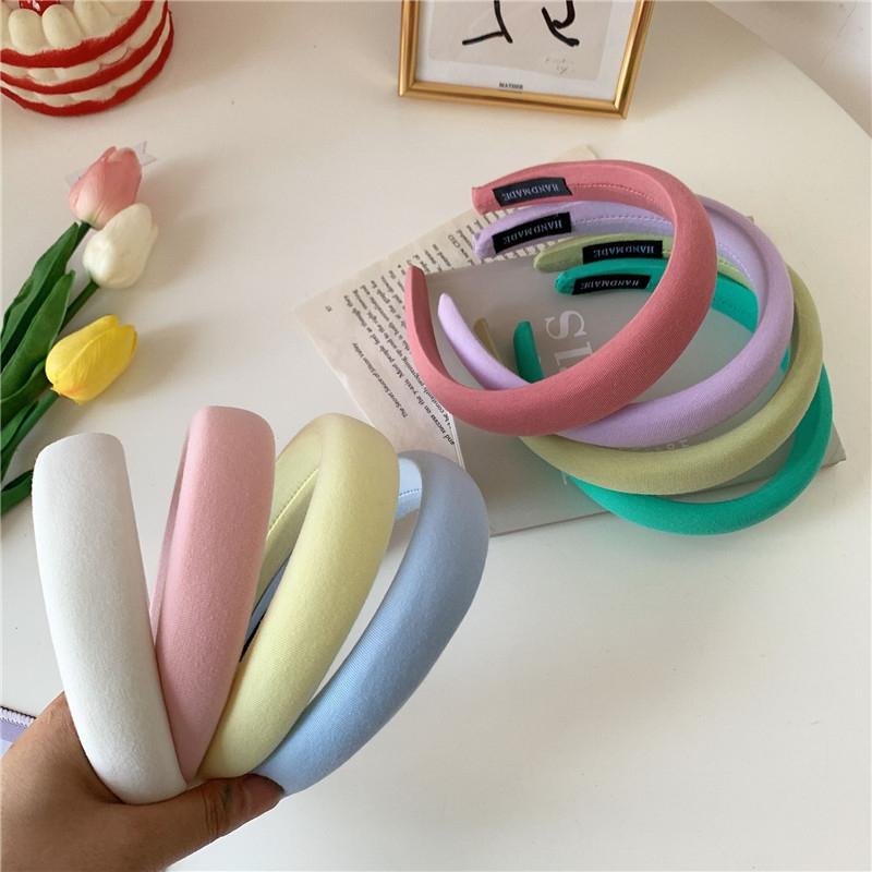 凹造型必備！顏色超級多🌷 漂釀歐膩糖果色髮箍（2款  13色）一般款 華夫格 細髮箍 韓系髮箍 髮飾 頭飾 飾品 配件-細節圖7