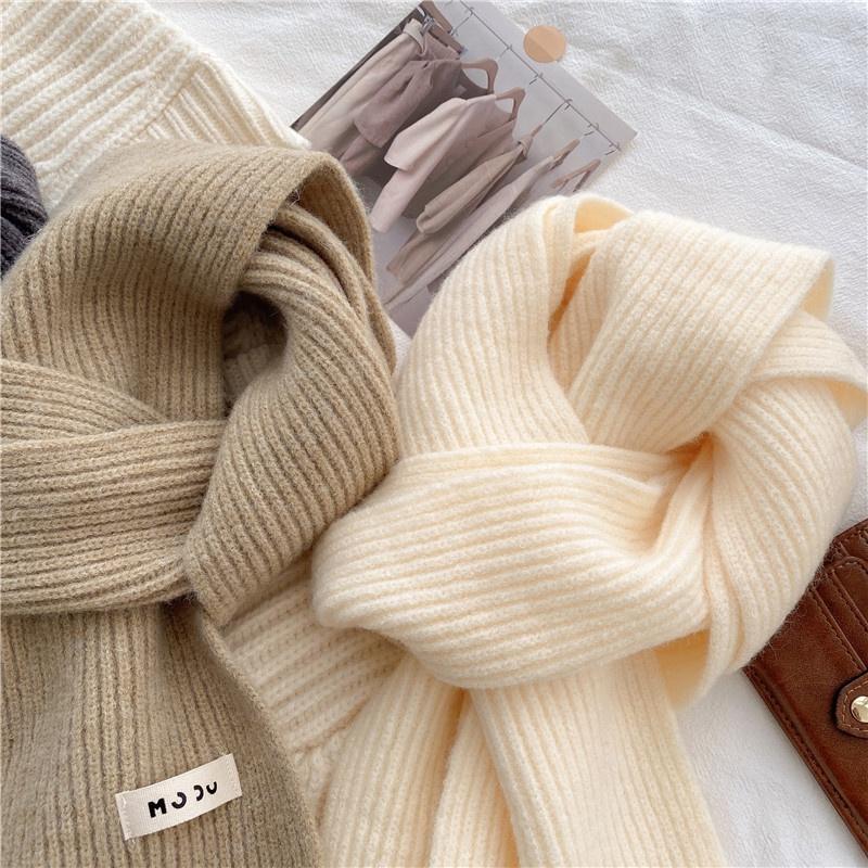 多件優惠🎁  聖誕送禮超推🎄  超級軟綿☁️  雲朵棉花糖針織圍巾（12色）包色包起來！-細節圖4