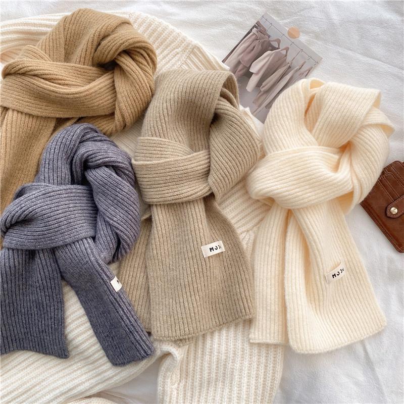 多件優惠🎁  聖誕送禮超推🎄  超級軟綿☁️  雲朵棉花糖針織圍巾（12色）包色包起來！-細節圖7