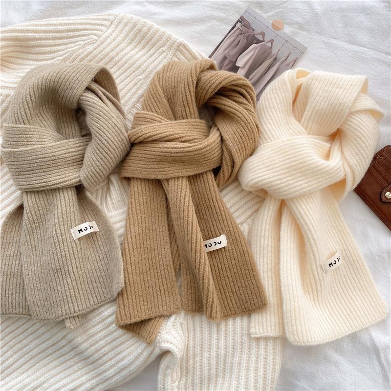 多件優惠🎁  聖誕送禮超推🎄  超級軟綿☁️  雲朵棉花糖針織圍巾（12色）包色包起來！-細節圖9