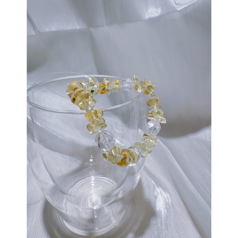 Golden Clarity（金耀淨華）招財黃水晶+淨化白水晶-細節圖2