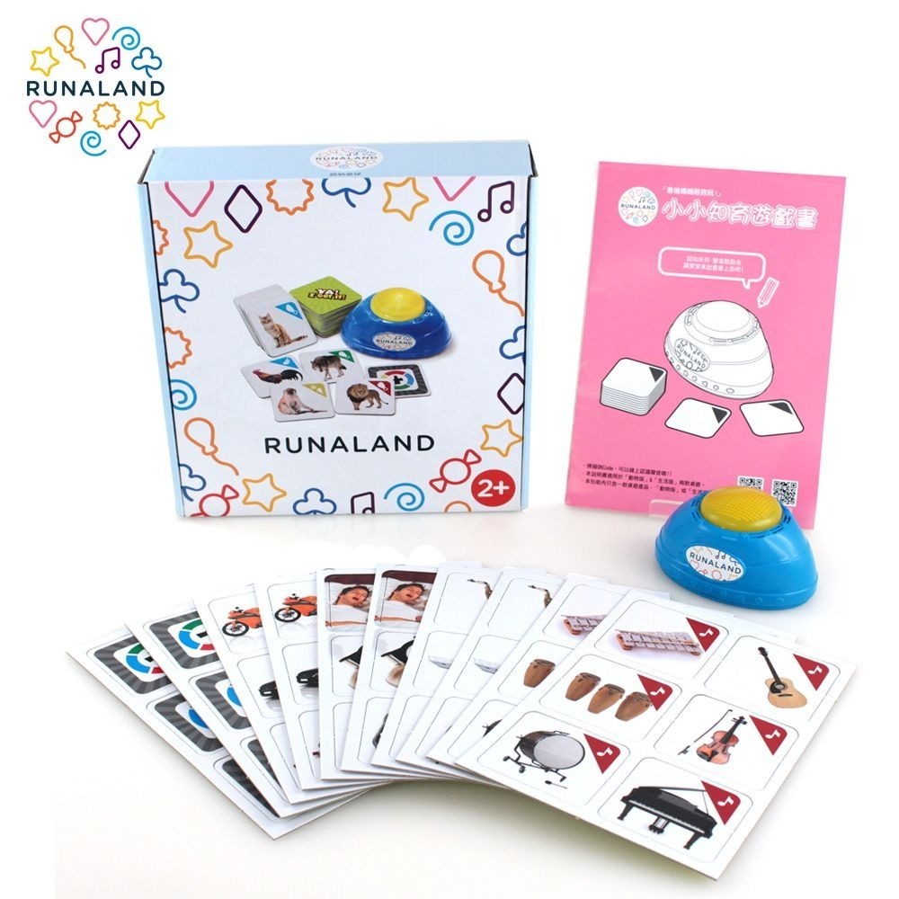 RUNALAND-聲音點點名  附認知卡 成長遊戲書 兒童桌遊 有聲桌遊 老師推薦 認知遊戲 親子互動-細節圖2