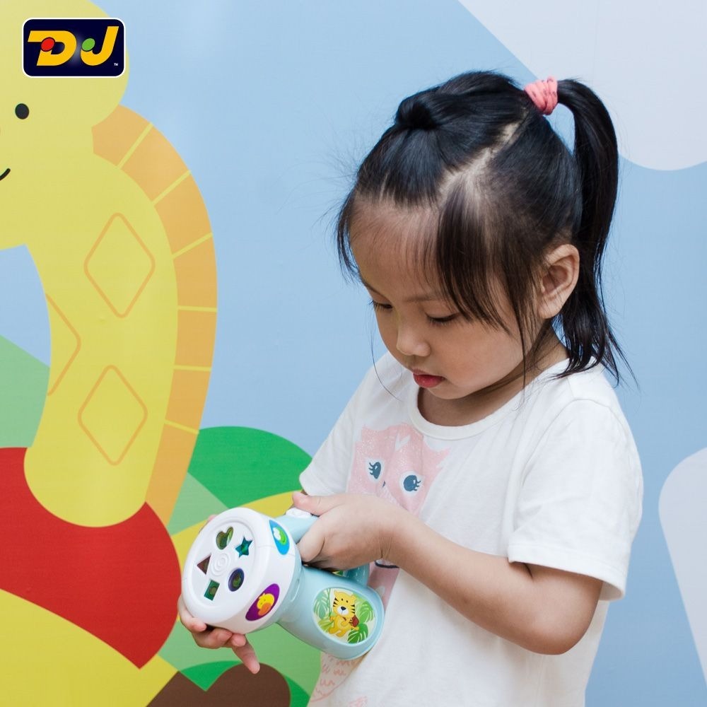 RUNALAND-小小探險家（手電筒）附遊戲書 動物投影 幻燈片 認知玩具 早教音樂-細節圖2