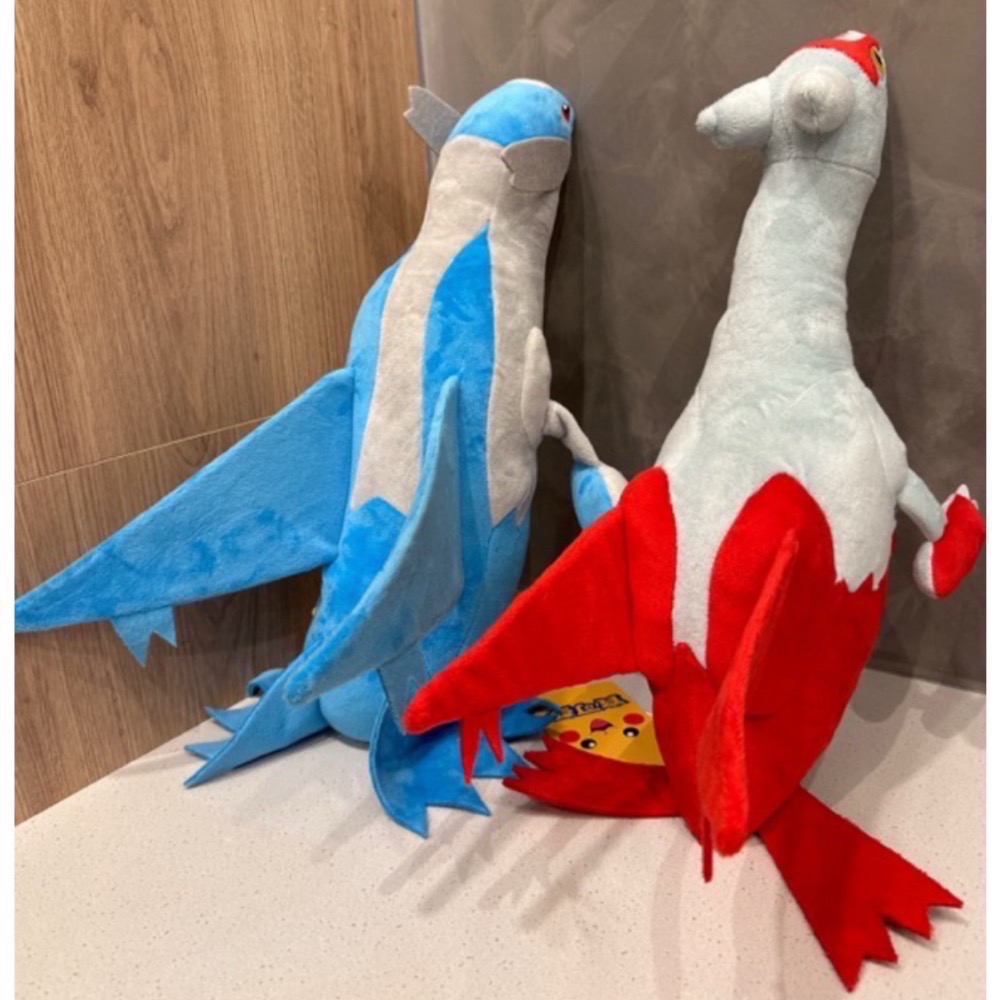 《正版》寶可夢娃娃 圓陸鯊果然翁班基拉斯皮丘呆呆獸固拉多蓋歐卡 鳳王拉帝亞斯 拉帝歐斯 夢幻噴火龍神奇寶貝玩偶樂玩多-細節圖3