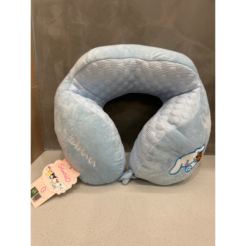 《雷標正版》三麗鷗頸枕 布丁狗 美樂蒂 大耳狗 帕洽狗 庫洛米 護頸枕頭 出國 長期旅途必備-細節圖4