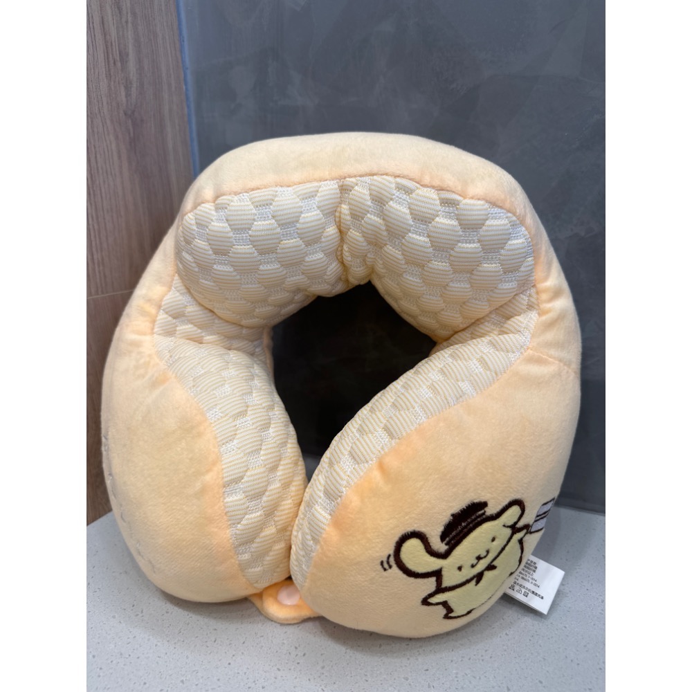 《雷標正版》三麗鷗頸枕 布丁狗 美樂蒂 大耳狗 帕洽狗 庫洛米 護頸枕頭 出國 長期旅途必備-規格圖4