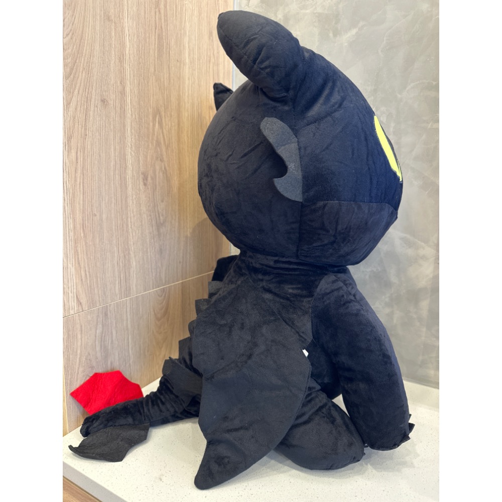 馴龍高手 龍族 夜煞 無牙 大娃娃 無牙仔 沒牙仔 夜煞日煞光煞 毛絨玩具 玩偶大公仔-細節圖2