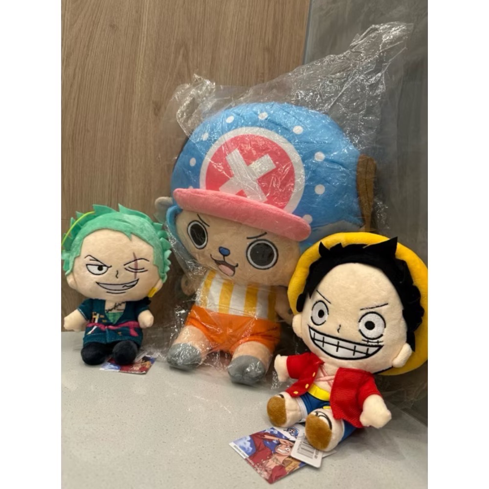 《正版》航海王培波熊娃娃 索隆 忍者喬巴6英吋 12英吋 貝波熊 BEPO 海賊王玩偶 白熊 長條魯夫 喬巴 紅心海賊團-細節圖3