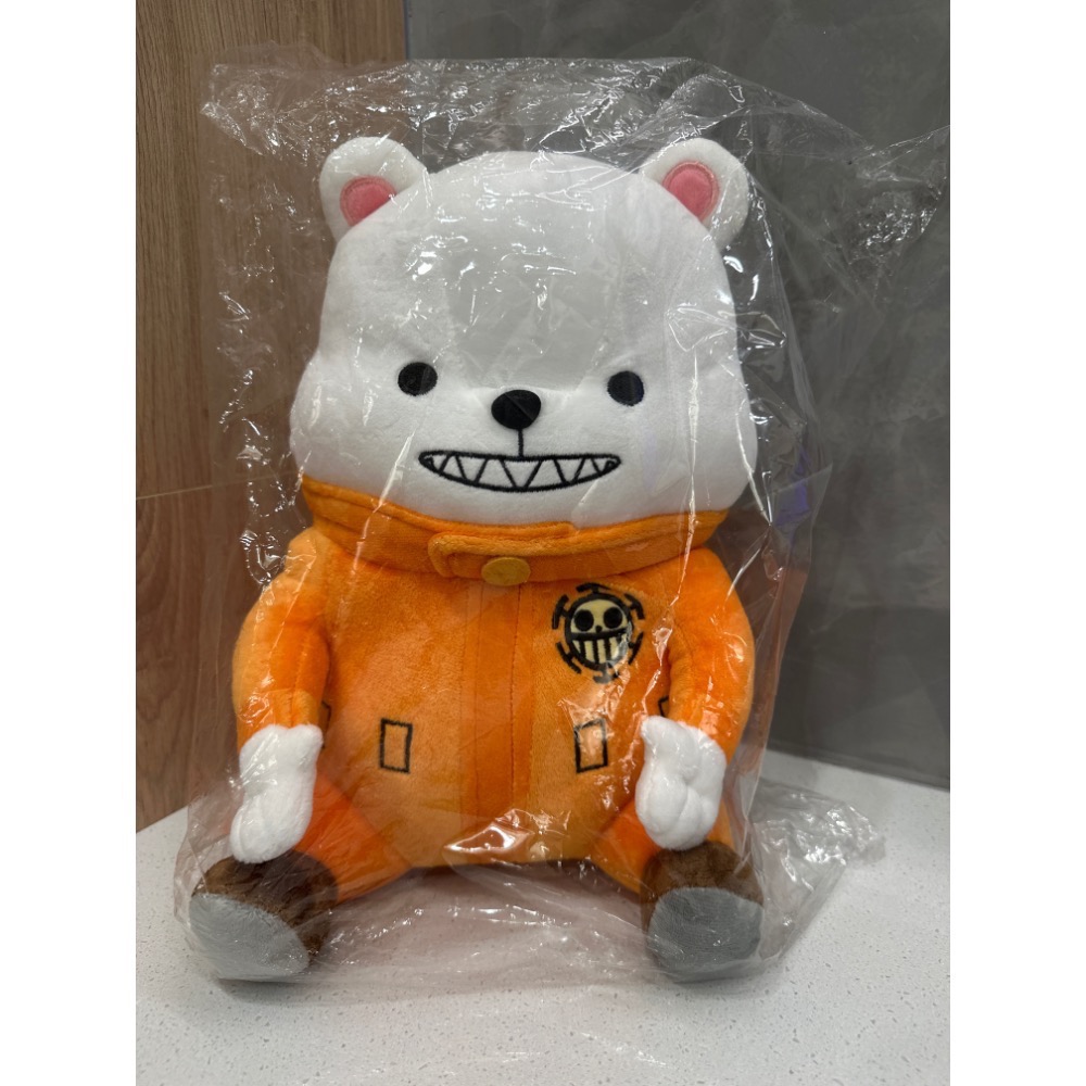 《正版》航海王培波熊娃娃 索隆 忍者喬巴6英吋 12英吋 貝波熊 BEPO 海賊王玩偶 白熊 長條魯夫 喬巴 紅心海賊團-細節圖11