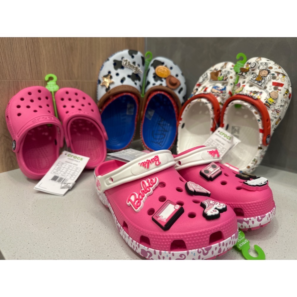 Cross 兒童涼鞋 洞洞鞋 經典克駱格聯名系列 史努比 玩具總動員胡迪 迪士尼米妮趣味防滑鞋-細節圖4