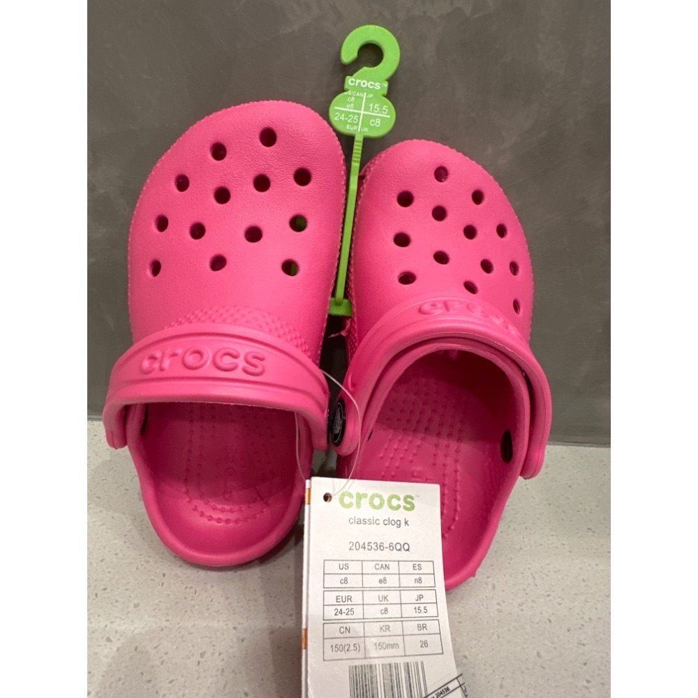 Cross 兒童涼鞋 洞洞鞋 經典克駱格聯名系列 史努比 玩具總動員胡迪 迪士尼米妮趣味防滑鞋-規格圖6