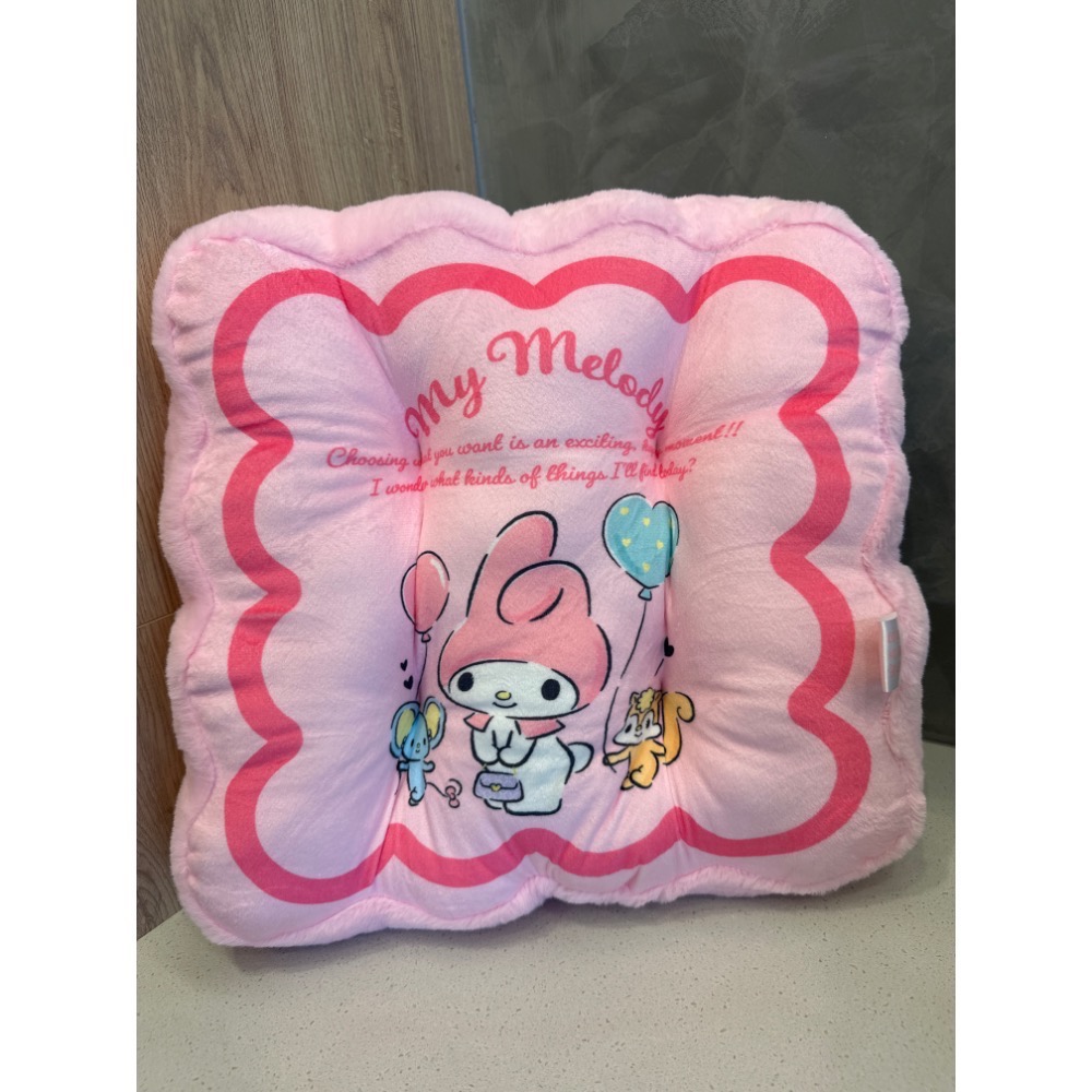 《雷標正版》三麗鷗 酷洛米 美樂蒂 布丁狗 Hello Kitty 大耳狗 坐墊 靠枕 椅墊 靠墊 布丁狗14英吋-細節圖6