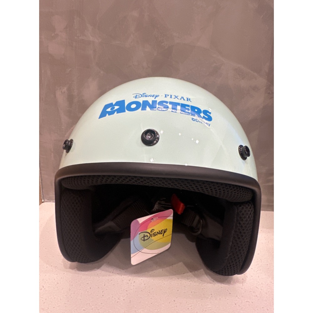 《正版》迪士尼安全帽 大臉毛怪 安全帽 半罩安全帽 毛怪安全帽 怪獸電力公司 玩具總動員-細節圖4