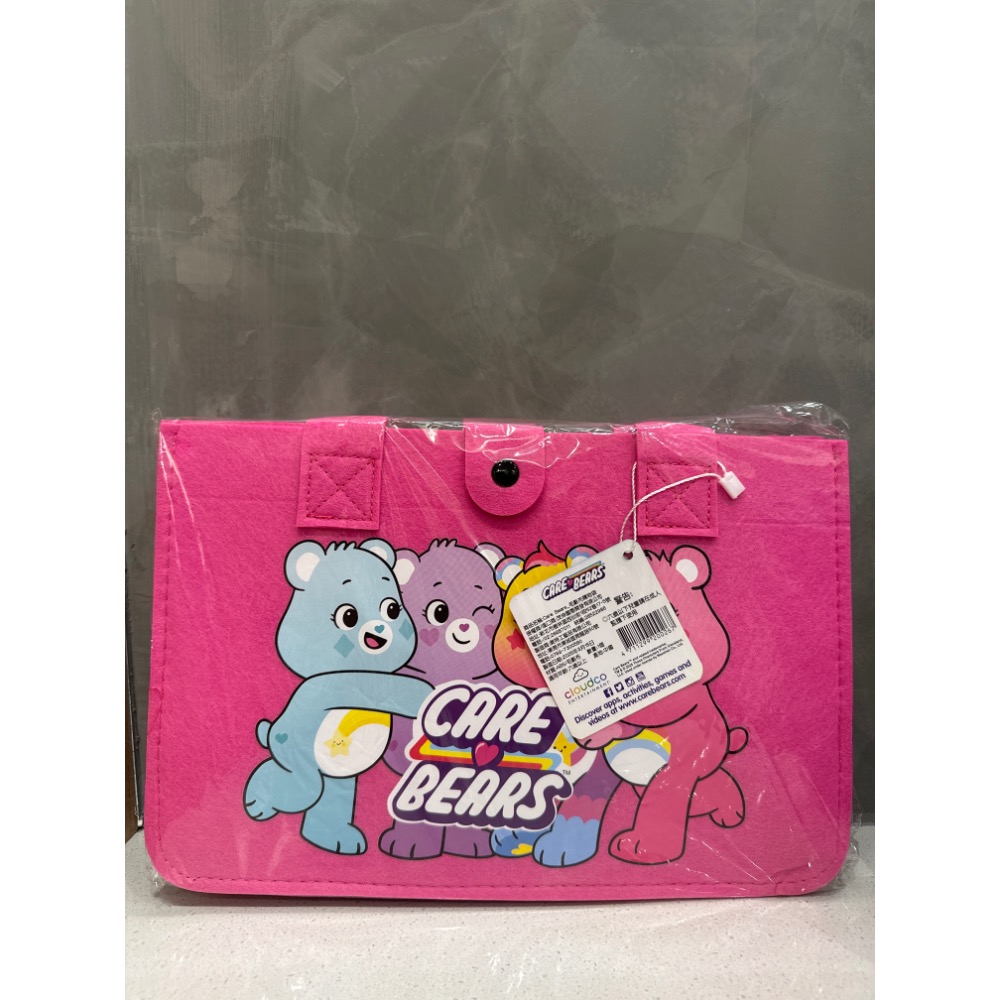 《正版》湯姆貓傑利鼠 三麗鷗 KT 酷洛米 人魚漢頓 彩虹熊  Care Bears 大耳狗 毛氈布補習袋 手提袋-規格圖3