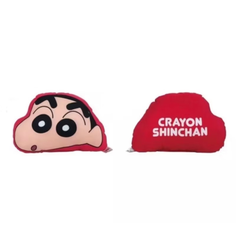 《正版》蠟筆小新 小白大頭抱枕 小白頭型暖手枕娃娃 小白絨毛玩偶 小葵造型抱枕 枕頭 靠枕 靠墊 午休枕 午安枕-細節圖3