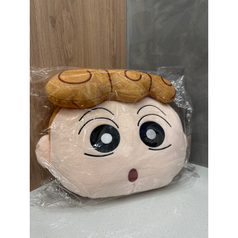 《正版》蠟筆小新 小白大頭抱枕 小白頭型暖手枕娃娃 小白絨毛玩偶 小葵造型抱枕 枕頭 靠枕 靠墊 午休枕 午安枕-細節圖7