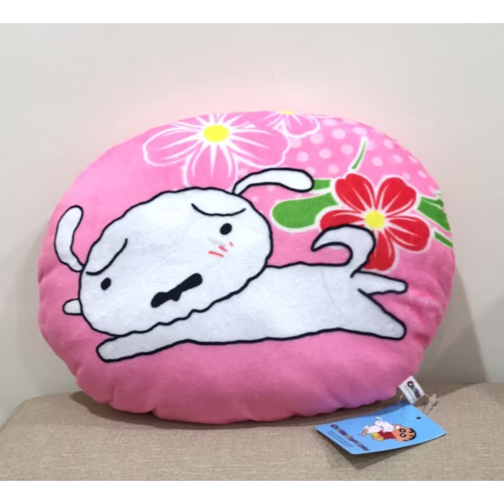 《正版》蠟筆小新 小白大頭抱枕 小白頭型暖手枕娃娃 小白絨毛玩偶 小葵造型抱枕 枕頭 靠枕 靠墊 午休枕 午安枕-規格圖7