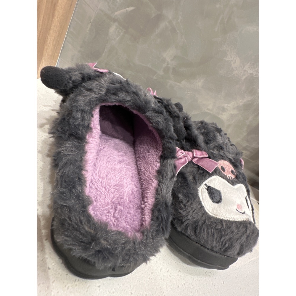 庫洛米棉拖鞋 酷洛米女室內居家拖鞋 可愛保暖防滑毛絨 冬季棉鞋 可外穿 棉鞋 棉拖鞋 保暖拖鞋 室內拖鞋-細節圖5