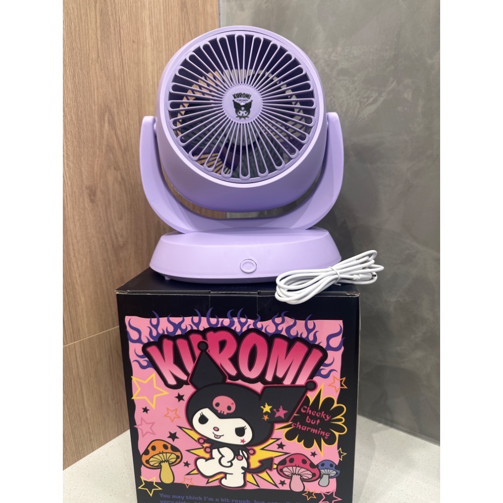《正版》酷洛米 桌上型風扇 usb循環風扇 庫室內風扇 循環直插風扇 空氣循環扇電風扇 風扇 循環扇電扇 辦公桌小電扇-細節圖4