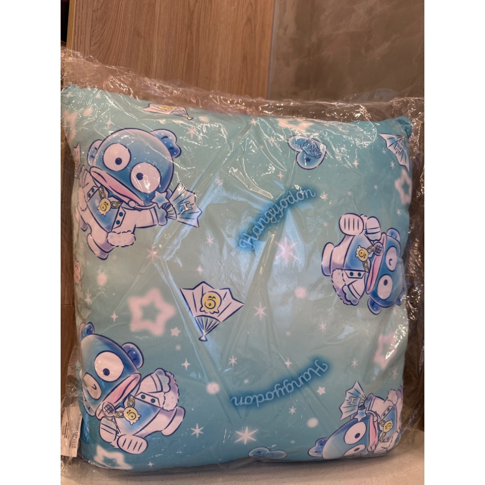 《正版》三麗鷗人魚漢頓瞬涼抱枕 18英吋 抱枕 方枕 人魚漢頓 涼感抱枕 靠枕-細節圖2