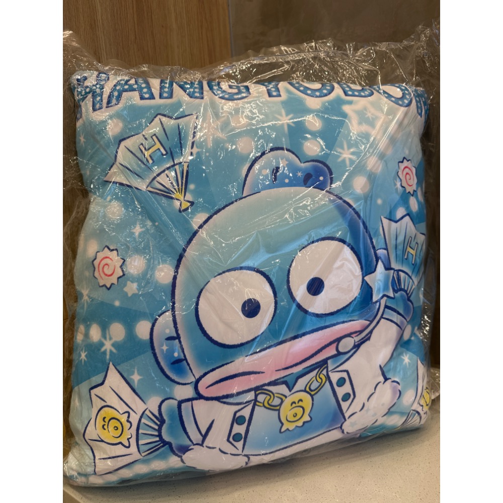 《正版》三麗鷗人魚漢頓瞬涼抱枕 18英吋 抱枕 方枕 人魚漢頓 涼感抱枕 靠枕-規格圖3