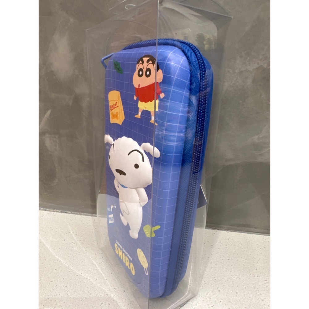 《雷標正版》蠟筆小新鉛筆盒 鉛筆盒 小貓款雙層鉛筆袋 小學生鉛筆盒 文具 開學用品 文具盒 硬殼鉛筆盒 拉鍊鉛筆盒-細節圖3