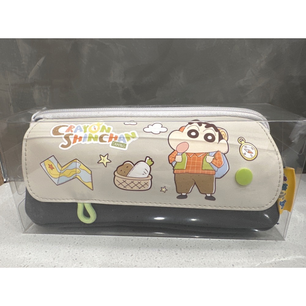 《雷標正版》蠟筆小新鉛筆盒 鉛筆盒 小貓款雙層鉛筆袋 小學生鉛筆盒 文具 開學用品 文具盒 硬殼鉛筆盒 拉鍊鉛筆盒-細節圖4
