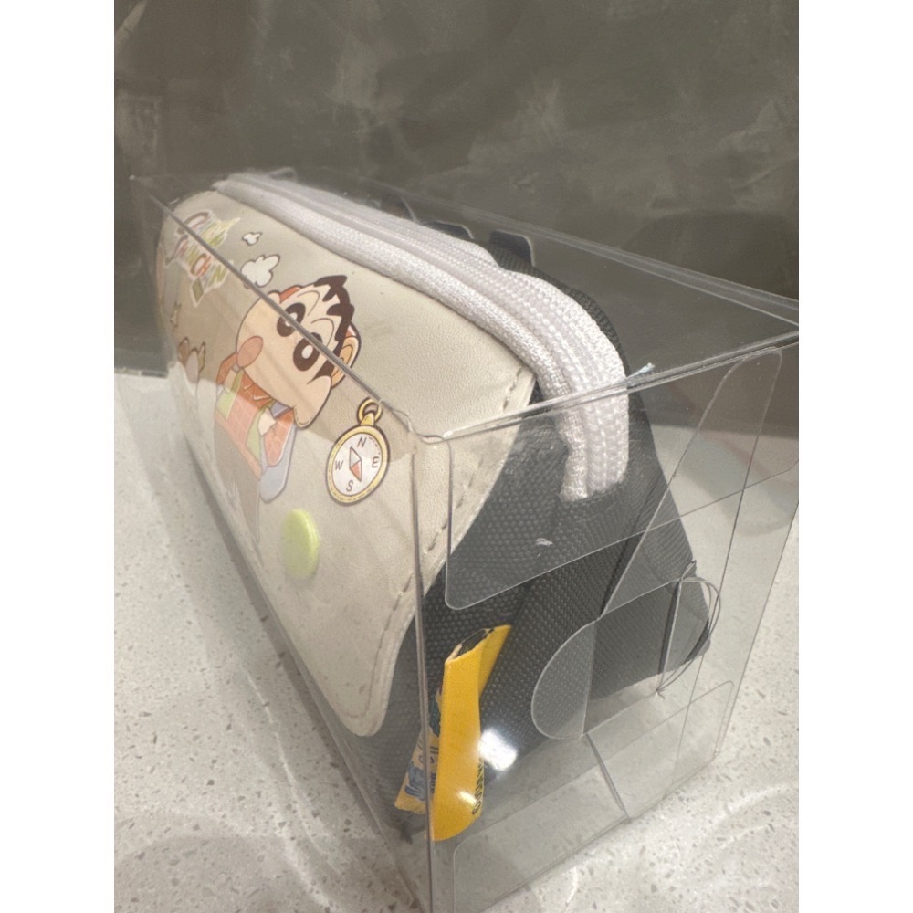 《雷標正版》蠟筆小新鉛筆盒 鉛筆盒 小貓款雙層鉛筆袋 小學生鉛筆盒 文具 開學用品 文具盒 硬殼鉛筆盒 拉鍊鉛筆盒-細節圖5