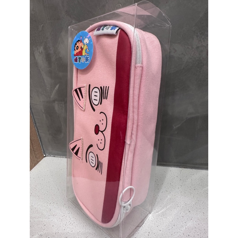 《雷標正版》蠟筆小新鉛筆盒 鉛筆盒 小貓款雙層鉛筆袋 小學生鉛筆盒 文具 開學用品 文具盒 硬殼鉛筆盒 拉鍊鉛筆盒-細節圖8