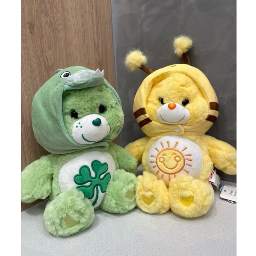 《雷標正版》Care Bears 彩虹熊娃娃 愛心小熊娃娃 生日派對帽彩虹熊 吊飾 鑰匙圈吊飾 吸盤娃娃 台灣現貨全新-細節圖5