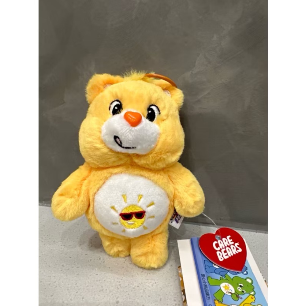 《雷標正版》Care Bears 彩虹熊娃娃 愛心小熊娃娃 生日派對帽彩虹熊 吊飾 鑰匙圈吊飾 吸盤娃娃 台灣現貨全新-規格圖11