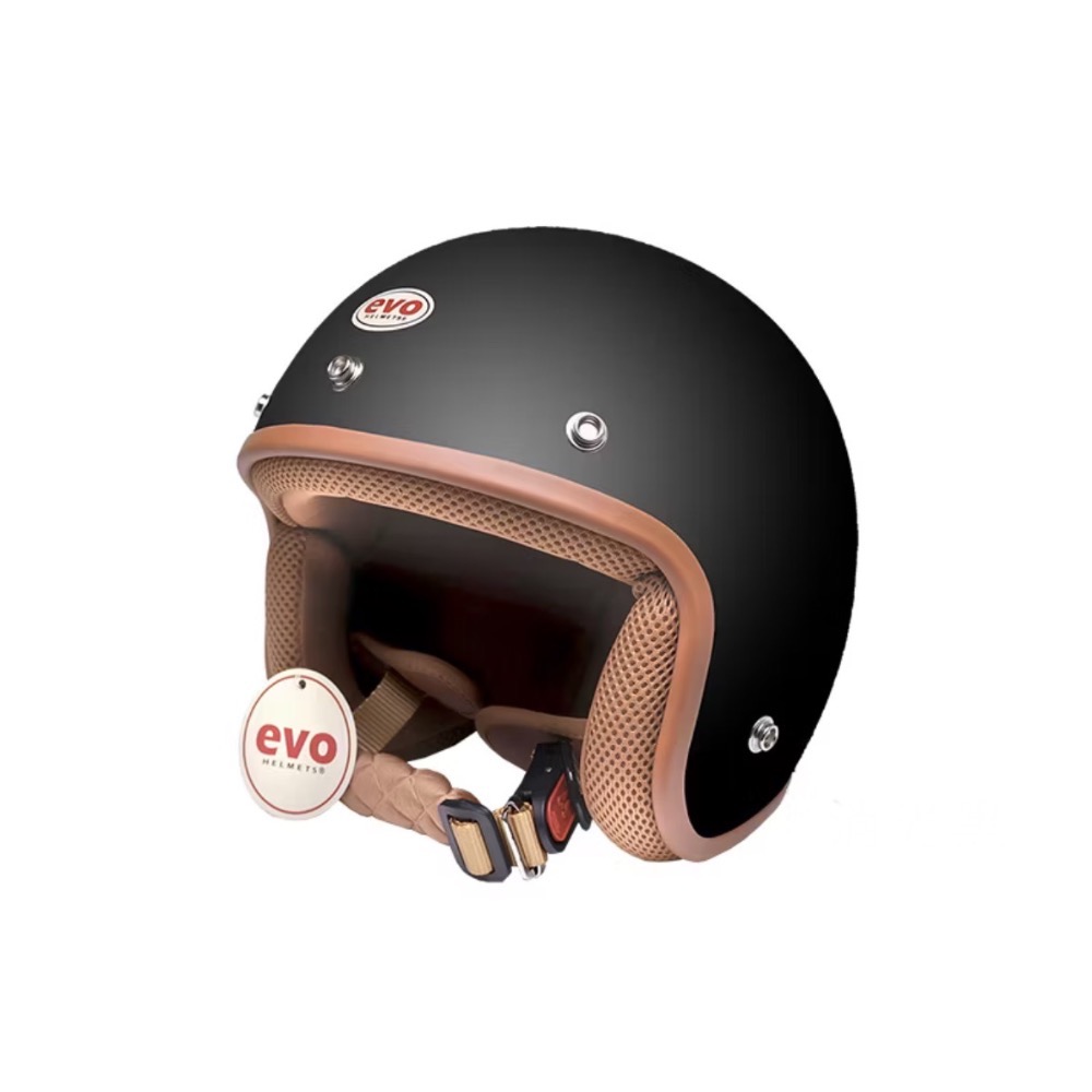 《正版》EVO安全帽 經典復古騎士帽 EVO 安全帽 CA-310 復古帽 CA310L 半拆洗 簡約 復古安全帽 機車-規格圖5