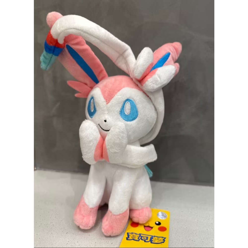 《正版》神奇寶貝玩偶 月亮伊布 太陽伊布 仙子伊布 20公分 寶可夢娃娃 POKÉMON-規格圖4