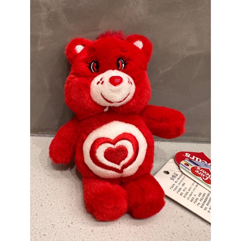 《雷標正版》Care Bears 彩虹熊娃娃 15公分鑰匙圈吊飾愛心小熊娃娃 彩虹熊 吊飾 鑰匙圈吊飾 娃娃 台灣現貨全-細節圖6