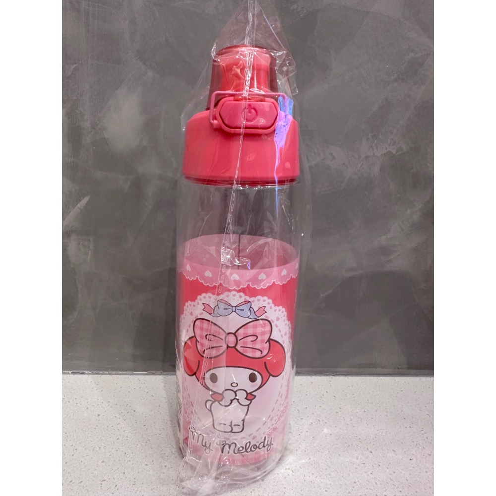 《正版》三麗鷗彈跳水壺650ml美樂樂 隨身水壺 彈蓋水壺 直飲-規格圖5