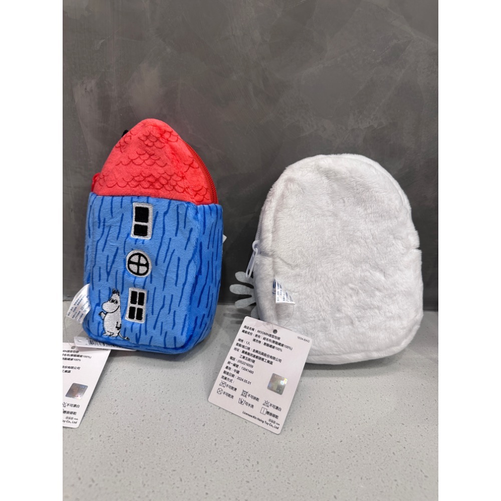 《正版》Moomin 6吋姆明頭型厚錢包 嚕嚕米錢包 嚕嚕米包包 精靈溜溜包包 手機包-細節圖4