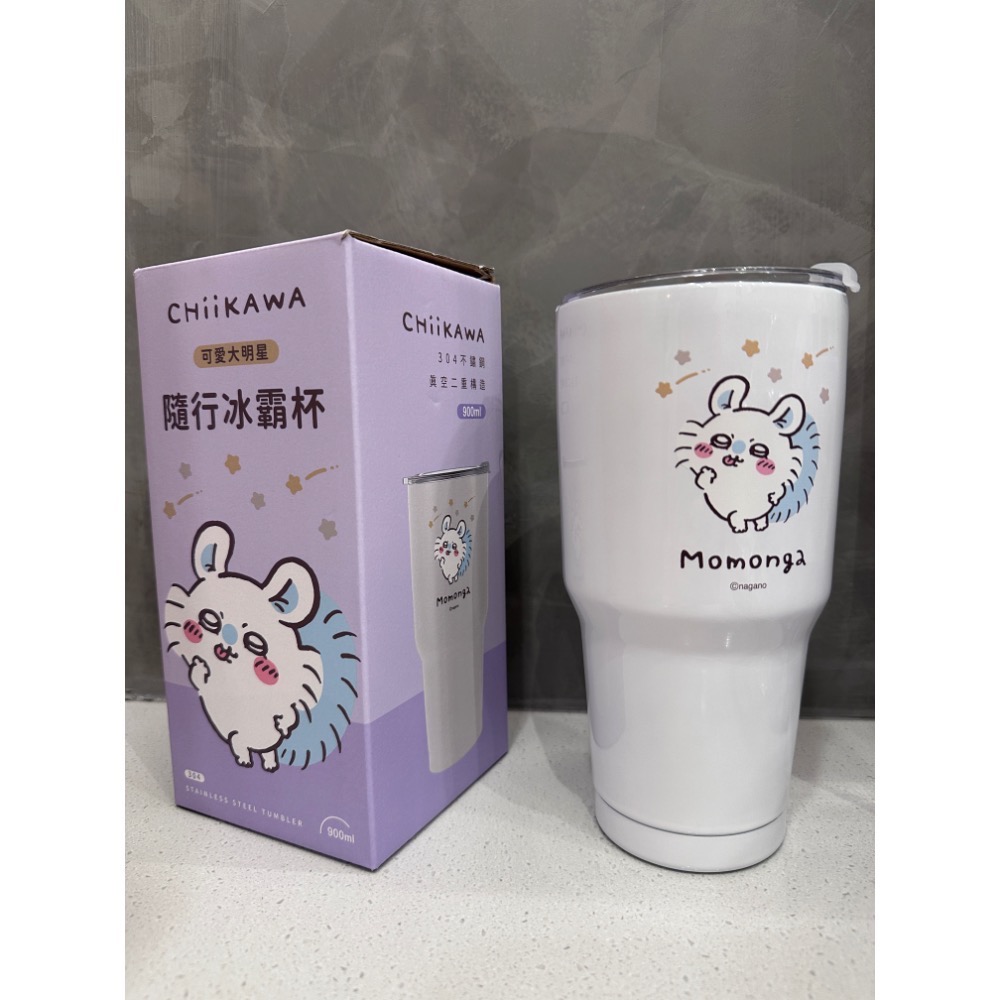 《正版》吉伊卡哇冰霸杯 可愛大明星冰壩杯 900ml 保溫瓶 飲料保溫杯 304不鏽鋼 真空二重構造-細節圖2