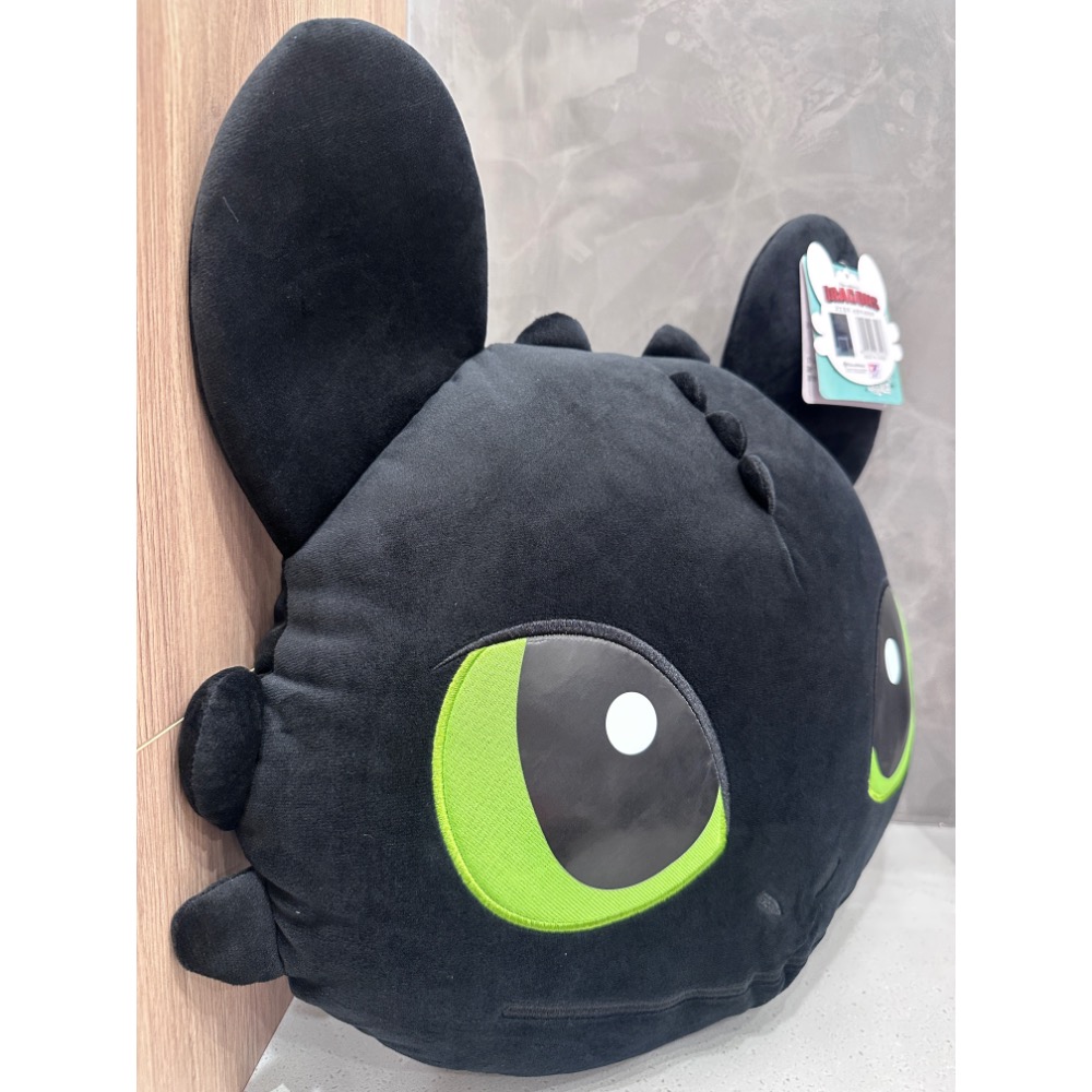 《正版》馴龍高手 無牙 光效毛絨抱枕 抱枕  靠枕  靠墊  午睡枕-細節圖2