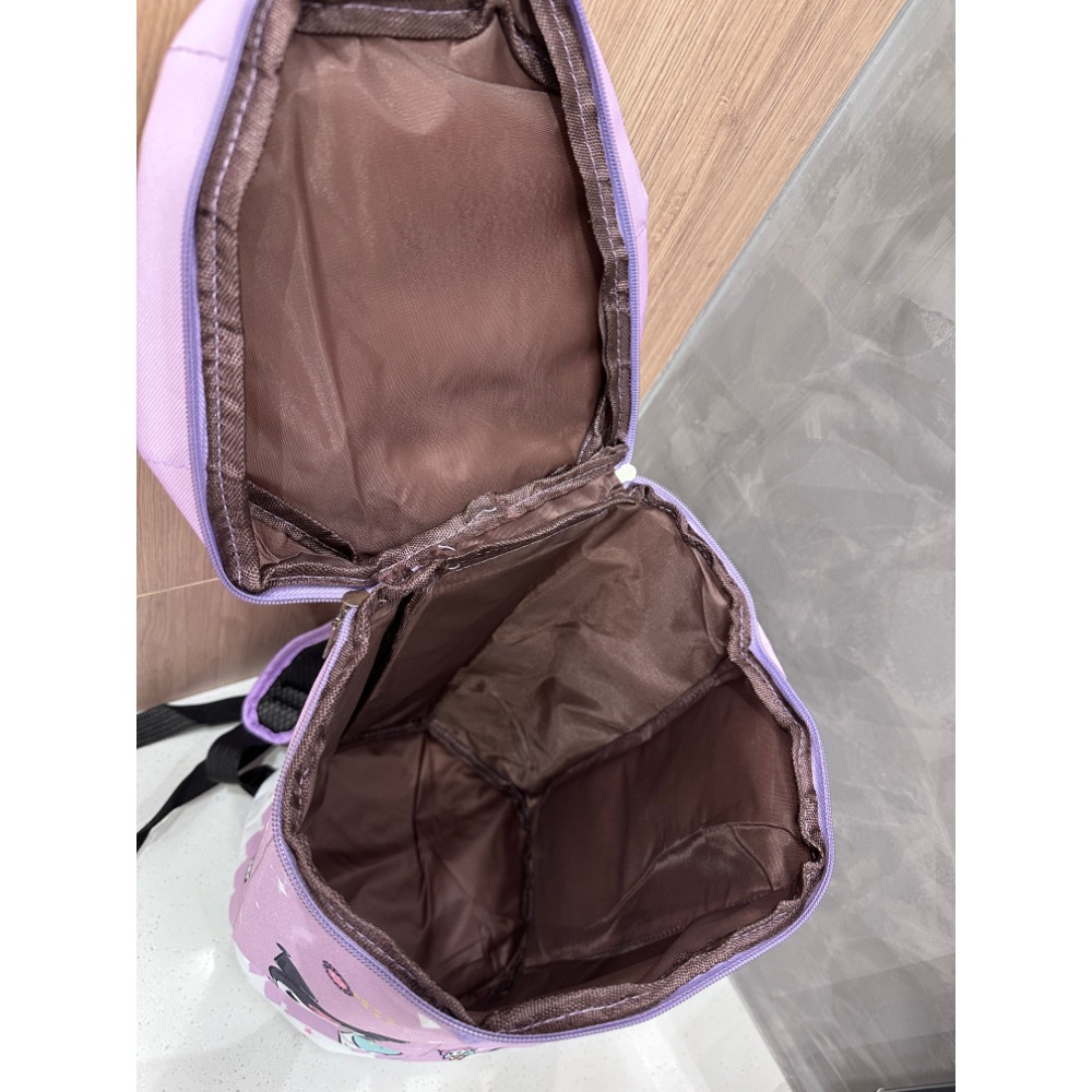 酷洛米大容量後背包 Kuromi 庫洛米 六角雙肩後背包 雙肩後背包-細節圖4