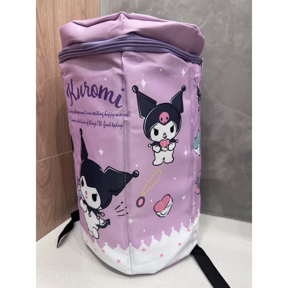 酷洛米大容量後背包 Kuromi 庫洛米 六角雙肩後背包 雙肩後背包-規格圖4