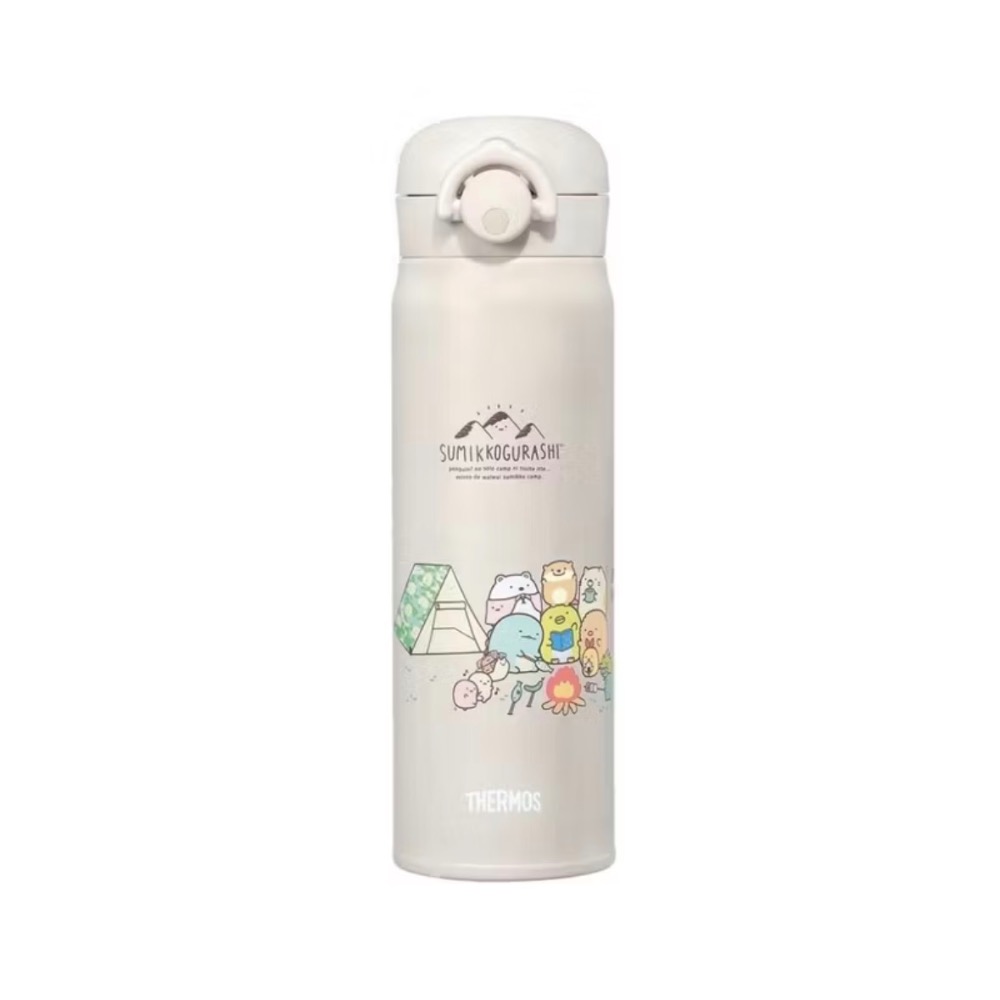 膳魔師保溫瓶角落生物500ml THERMOS   膳魔師x角落小夥伴304保溫杯彈式上蓋 超輕量210g-規格圖4